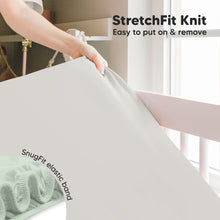 Load image into Gallery viewer, Isla Fitted Crib Sheets (Sage)