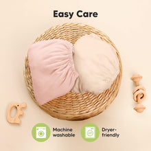 Load image into Gallery viewer, Isla Fitted Mini Crib Sheets (Cameo)