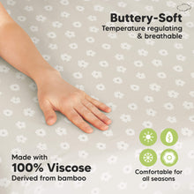 Load image into Gallery viewer, Isla Fitted Mini Crib Sheets (Meadow)