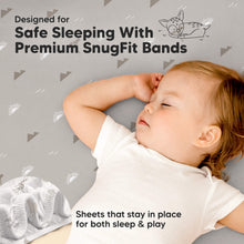 Load image into Gallery viewer, Isla Fitted Mini Crib Sheets (Savannah)