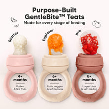 Load image into Gallery viewer, 2-Pack Lil’ Prep Baby Food Feeders (Mist Rose)