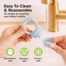 Load image into Gallery viewer, 2-Pack Lil’ Prep Baby Food Feeders (Peace)