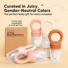 Load image into Gallery viewer, 2-Pack Lil’ Prep Baby Food Feeders (Roseate)