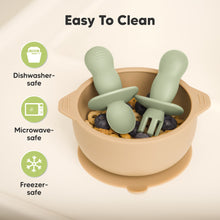 Load image into Gallery viewer, 2-Sets Lil’ Prep Baby Fork & Spoon (Sage)