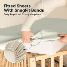 Load image into Gallery viewer, 2-Pack Lyra Muslin Crib Sheets (Willow)