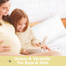 Load image into Gallery viewer, Unisex white toddler pillowcases designed to suit both boys and girls.