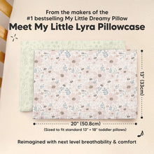Load image into Gallery viewer, 2-Pack My Little Lyra Pillowcases (Flora Vale)