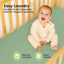 Load image into Gallery viewer, 2-Pack Quin Protect+ Waterproof Crib Mattress Protector (Lagoon)