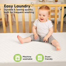 Load image into Gallery viewer, 2-Pack Mavy Protect+ Waterproof Crib Mattress Protector (Khaki)