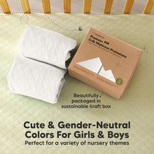 Load image into Gallery viewer, 2-Pack Mavy Protect+ Waterproof Crib Mattress Protector