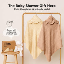 Load image into Gallery viewer, 2-Pack Snuggle Hooded Towels