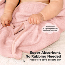 Load image into Gallery viewer, 2-Pack Snuggle Hooded Towels (Rose Ivory)