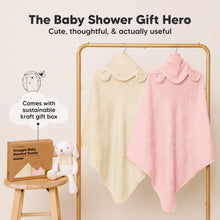 Load image into Gallery viewer, 2-Pack Snuggle Hooded Towels (Rose Ivory)