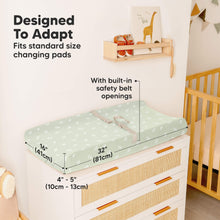 Load image into Gallery viewer, 2-Pack Soothe Changing Pad Covers (Herb)