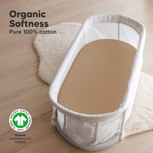 Load image into Gallery viewer, 2-Pack Soothe Fitted Bassinet Sheets (Pecan)