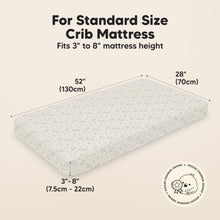 Load image into Gallery viewer, Soothe Fitted Crib Sheet (Pine Grove)