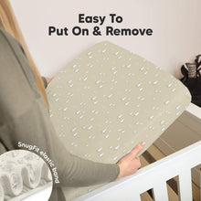 Load image into Gallery viewer, Soothe Fitted Crib Sheet (Pine Grove)