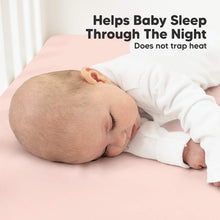 Load image into Gallery viewer, Soothe Fitted Crib Sheet (Cameo)