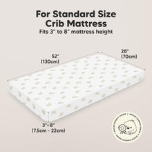 Load image into Gallery viewer, Soothe Fitted Crib Sheet (Elly)