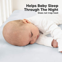 Load image into Gallery viewer, Soothe Fitted Crib Sheet (Hazy)