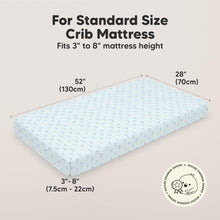 Load image into Gallery viewer, Soothe Fitted Crib Sheet (Jolly Rainbow)