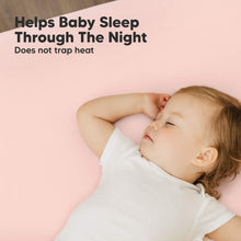 Load image into Gallery viewer, Soothe Fitted Mini Crib Sheet (Cameo)