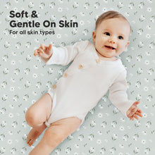 Load image into Gallery viewer, Soothe Fitted Mini Crib Sheet (Daisies)