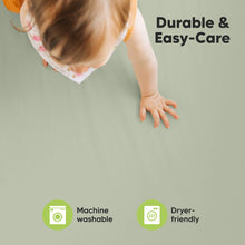 Load image into Gallery viewer, Soothe Fitted Mini Crib Sheet (Foxtrot)