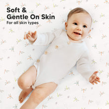 Load image into Gallery viewer, Soothe Fitted Mini Crib Sheet (Meadow)