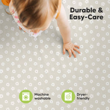 Load image into Gallery viewer, Soothe Fitted Mini Crib Sheet (Meadow)