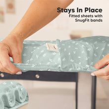 Load image into Gallery viewer, Soothe Fitted Mini Crib Sheet (Prairie)
