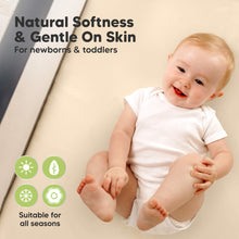 Load image into Gallery viewer, Natural Softness and Gentle On Skin, For newborns and toddlers, Suitable for all seasons
