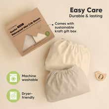 Load image into Gallery viewer, Easy Care, Durable and lasting, Machine washable, Dryer-friendly, Comes with sustainable kraft gift box