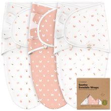 Load image into Gallery viewer, 3-Pack Soothe Swaddle Wraps (Butterflies)