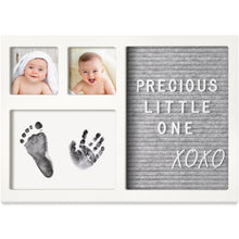 Load image into Gallery viewer, Heartfelt Clean Touch Inkless Hand & Footprint Frame Kit with Letterboard