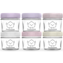 Load image into Gallery viewer, 6-Pack Prep Jars Food Glass Containers