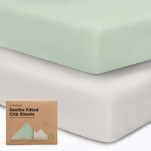 Load image into Gallery viewer, Soothe Fitted Crib Sheet