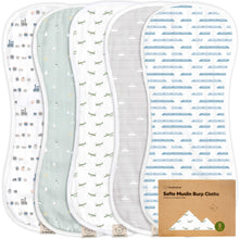 Load image into Gallery viewer, Softe Muslin Baby Burp Cloth (Vessels)