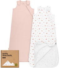Load image into Gallery viewer, 2-Pack Soothe Sleep Sacks (Butterflies)