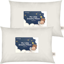 Load image into Gallery viewer, 2-Pack Toddler Pillows Without Pillowcase (Pearl Gray)