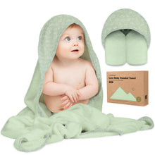 Load image into Gallery viewer, Luxe Baby Hooded Towel (Dinos)