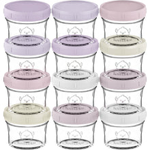 Load image into Gallery viewer, Prep Jars Baby Food Storage Glass Container (Lilac)
