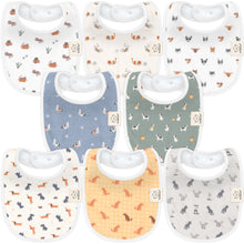 Load image into Gallery viewer, 8-Pack Urban Drool Bibs