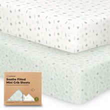 Load image into Gallery viewer, Soothe Fitted Mini Crib Sheet