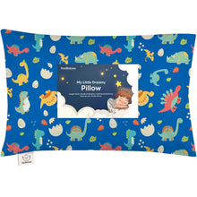 Load image into Gallery viewer, Toddler Pillow with Pillowcase (DinoWorld)