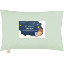 Load image into Gallery viewer, Toddler Pillow with Pillowcase (Sage)