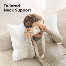 Load image into Gallery viewer, Jumbo Toddler Pillow with Pillowcase (Soft White)