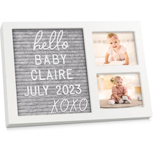 Load image into Gallery viewer, Heartfelt Picture Frame with Felt Letterboard