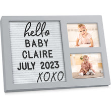 Load image into Gallery viewer, Heartfelt Picture Frame with Felt Letterboard