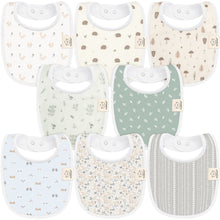 Load image into Gallery viewer, 8-Pack Urban Drool Bibs